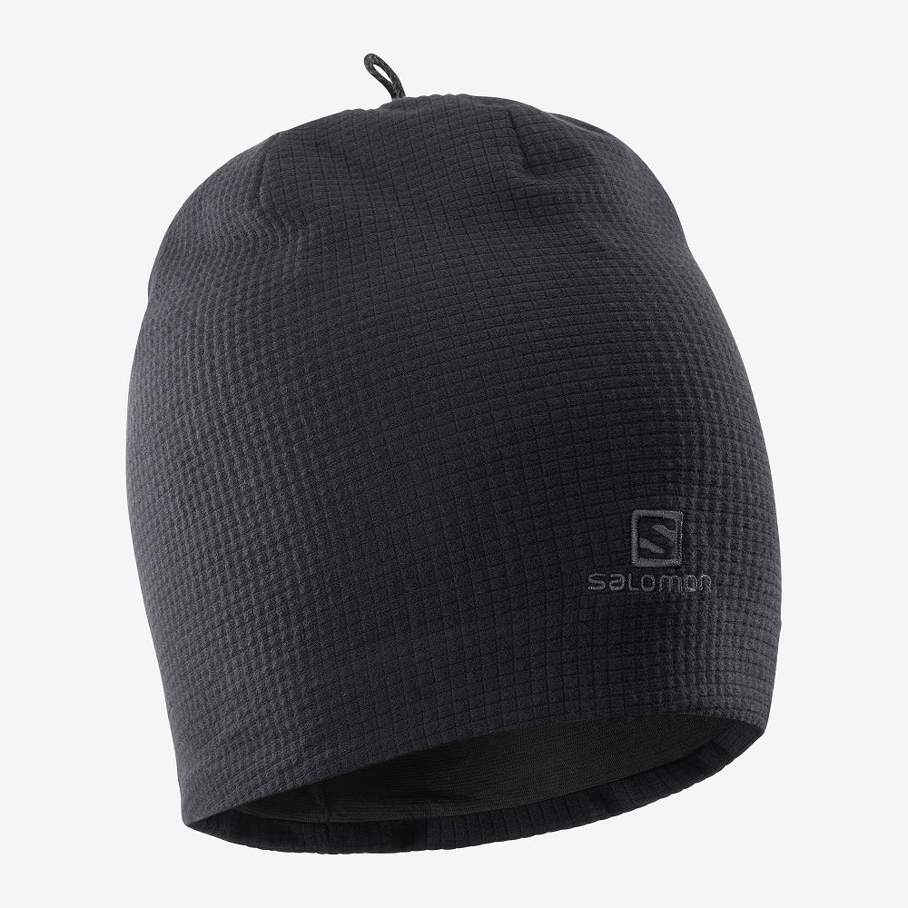 Bonnets Salomon Homme Noir - Salomon RS WARM - France (0762-HICVN)